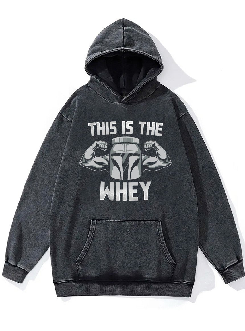 this is the whey Washed Gym Hoodie