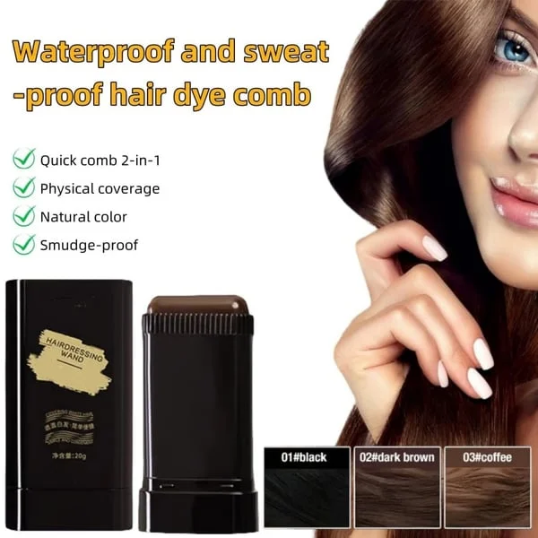 🔥👍🏻Portable Hair Dye Comb for Gray Hair Coverage