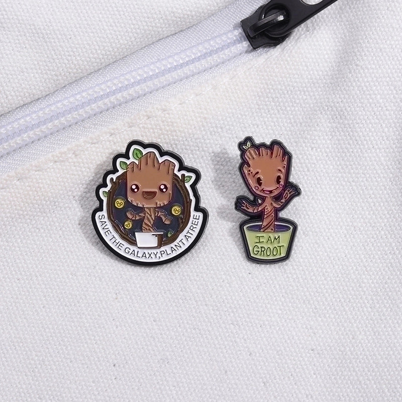 Cartoon Style Cute Cowboy Style Animal Fox Alloy Stamping Stoving Varnish Plating Unisex Brooches