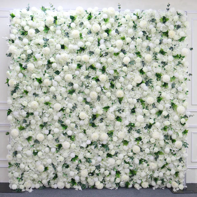 Flower Wall Arrangement Wedding Backdrop Curtain Hanging Decor A120 A7612