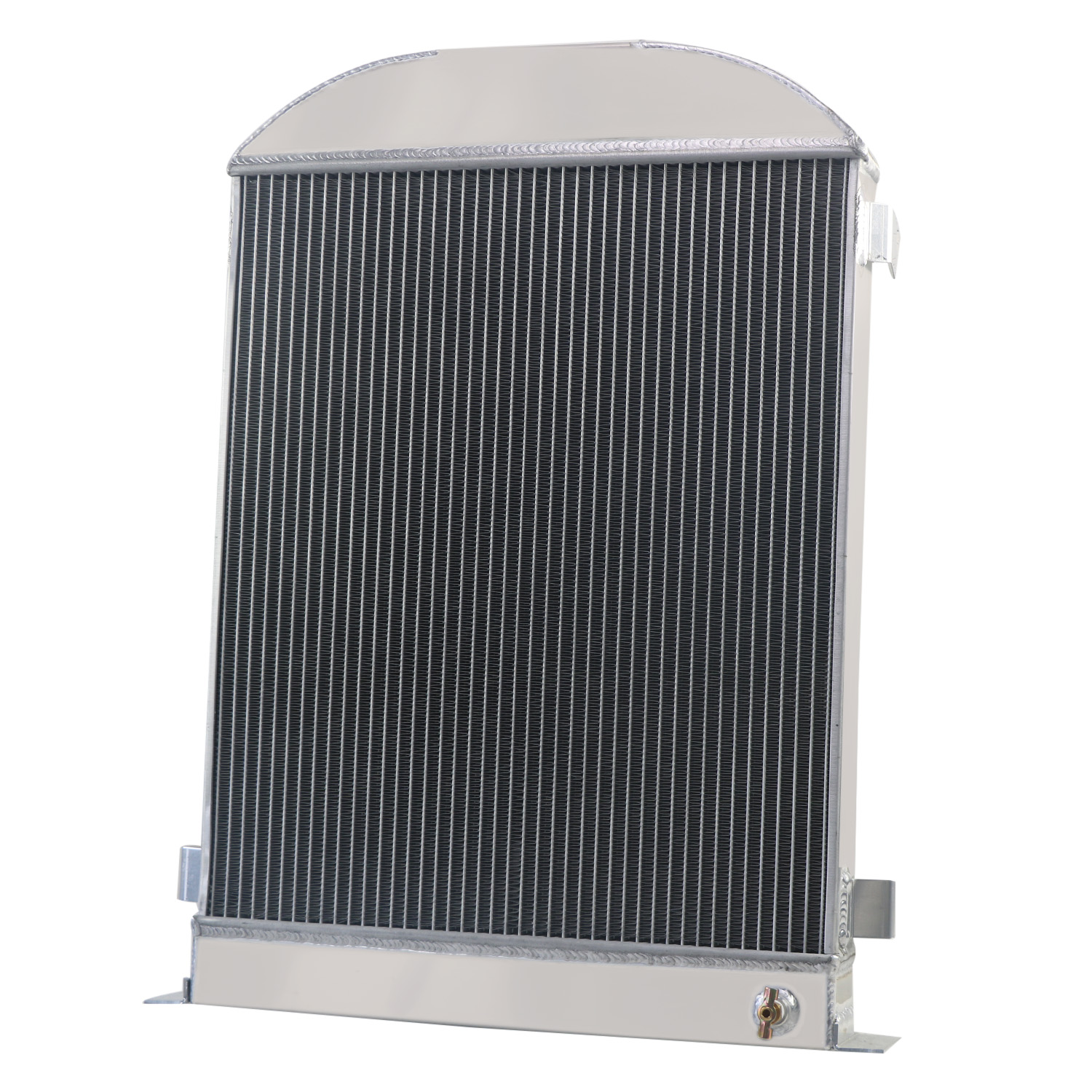 4 Row Aluminum Radiator For Ford 30 31 Model A & 32 Model B Chevy V8 ...