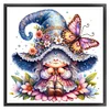 Butterfly Gnome - 11CT Stamped Cross Stitch - 45*45cm