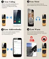 LONG-CZ J9 Pocket Flip Phone Bluetooth Dial 0.66 Inch 2G GSM Mobile Phone Supports Multiple Languages