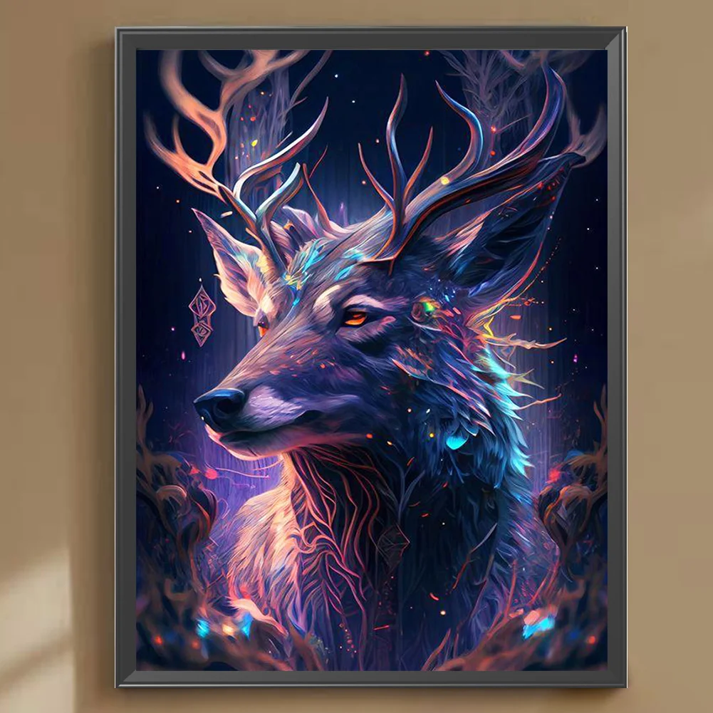 Full Round Diamond Painting 30*40cm - Reindeer