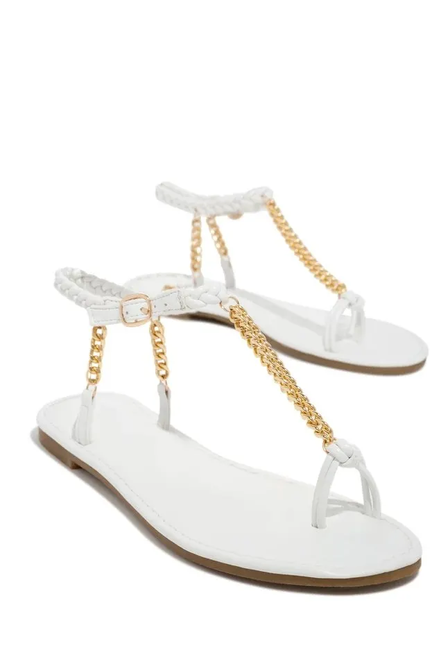 Casual sandals women 2021 summer new twist woven chain decoration women's sexy sandals large size women's shoes women sandals