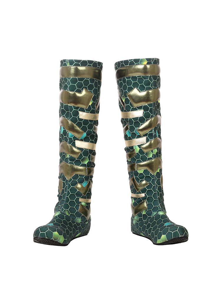 Justice league Aquaman Mera Green Cosplay Boots