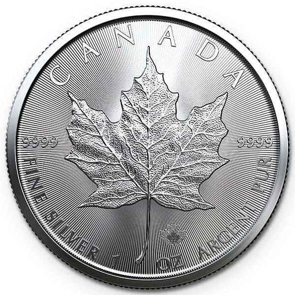 2022 Canadian Fine Silver Elizabeth II Maple Leaf $5 Coin
