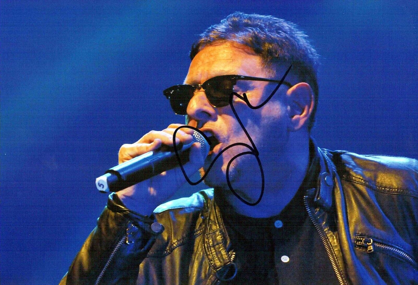 Shaun RYDER Happy MONDAYS Singer SIGNED Autograph 12x8 Photo Poster painting 2 AFTAL COA