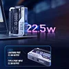 21700mAh-Large Capacity Tactical Mecha Replaceable Battery Power Bank With Built-In Type-c Cable 22.5W Fast Charging Mobile Power Bank