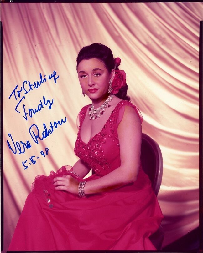 VERA RALSTON Signed Photo Poster painting