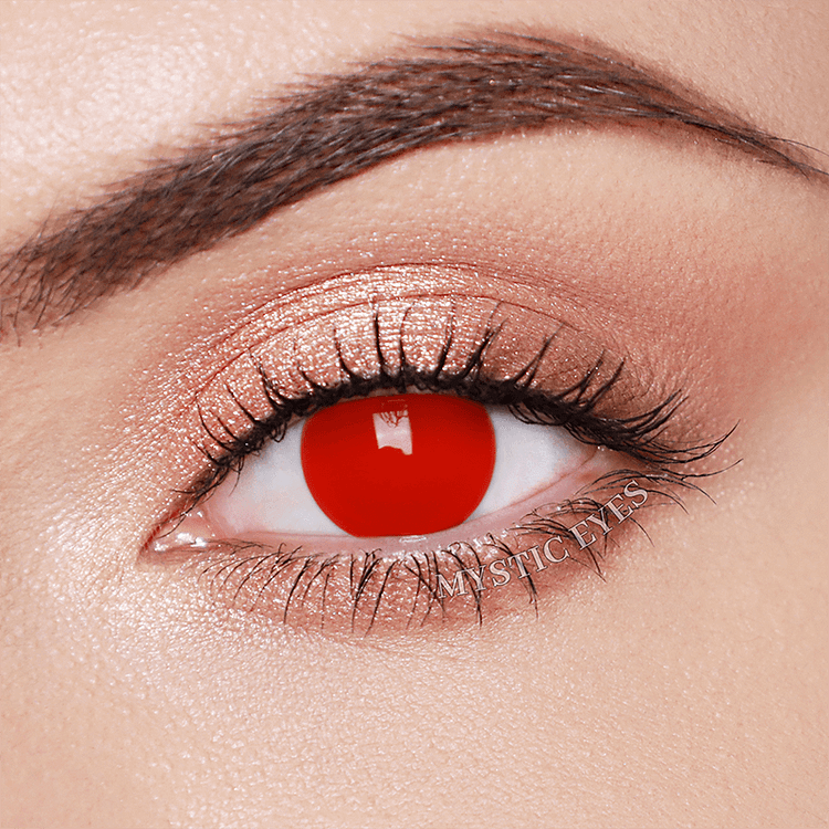 Red Crazy Contact Lenses