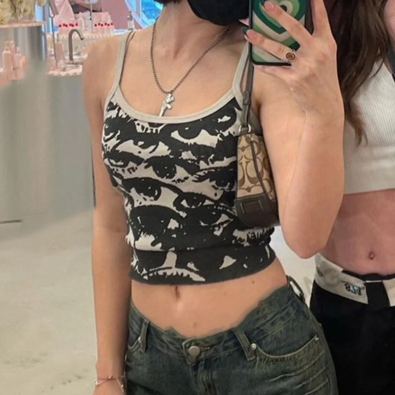 Gitana 2022 Graphic T Shirt For Women Y2K Long Sleeve Crop Tops Casual Vintage Clothes Fashion Autumn Kawaii harajuku Crop Tee