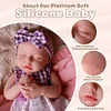 16'' Realistic Silicone Sleeping Baby Little Infant Girl Haroina Physical and Mental Accompaniment - RBBI-Myrebornbabydoll&reg; Myrebornbabydoll&reg;
