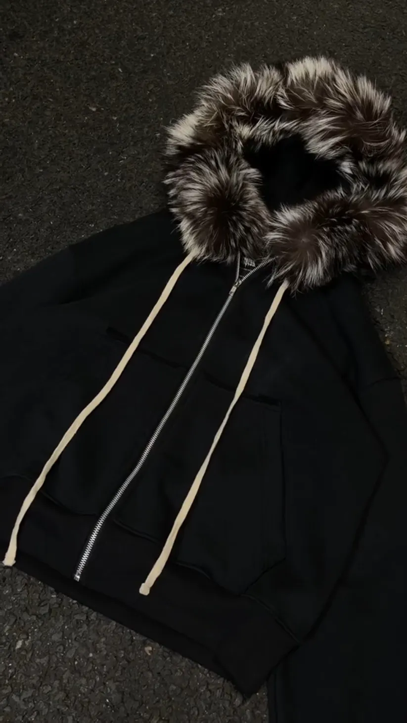 V3 Fur Hoodie