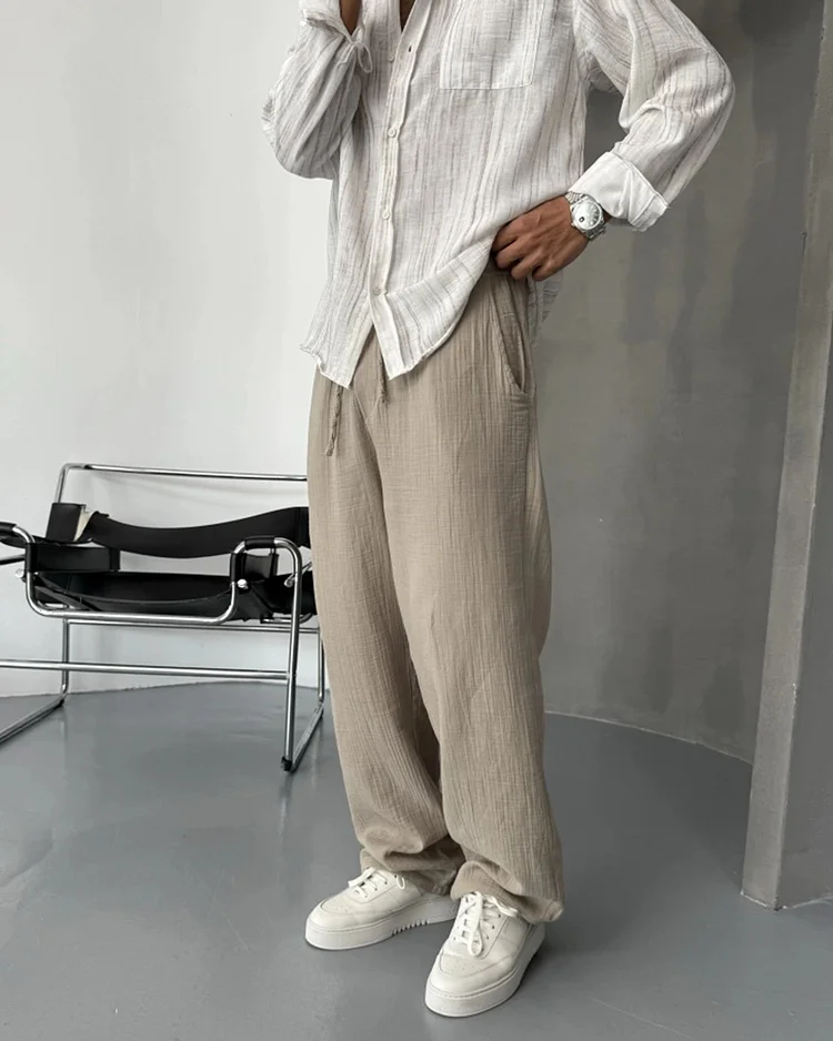 Cotton Men's Casual Pants
