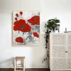 （No Printed Canvas）Counted Cross Stitch 11CT-Red Poppy 40*50cm