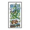 Four Seasons In Forest-14CT Stamped Cross Stitch 18*38cm/7.09*14.96in
