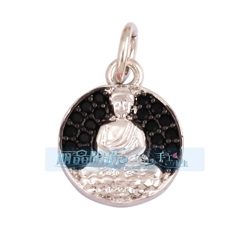 1 Piece Copper Buddha Pendant Jewelry Accessories