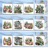 12Pcs Garden Flowers DIY Diamond Painting Greeting Cards for Adult Holiday Gifts