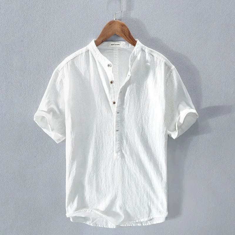 Hot sale summer linen shirt