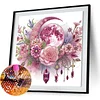 Moon Rose-Special Shaped Diamond Painting