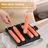 5 Grids Sausage Pan Hot Dog Maker Hot Dog Mold Pan for Outdoor Kitchen Breakfast