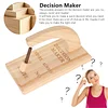 Wooden Decision Selector Wooden Decision Maker Practical 5 Answer Safe Use