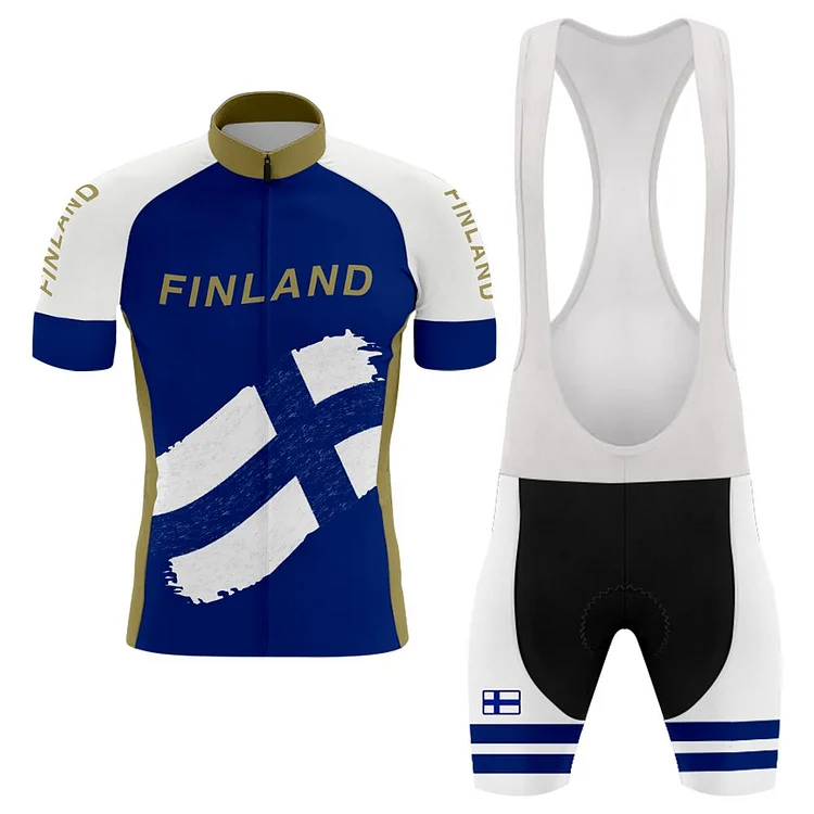 Finland Men's Short Sleeve Cycling Kit