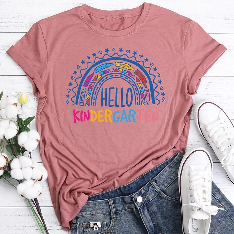 Hello kindergarten T-Shirt Tee -06545