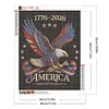 Eagle America Full DIY 5D rond drill dots peintures peintures arts plastiques pour adultes/d&eacute;butants id&eacute;es cadeaux d&eacute;coration murale maison kits de pe
