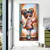 (40*70cm)Girl - Full Round Drill Diamond Painting