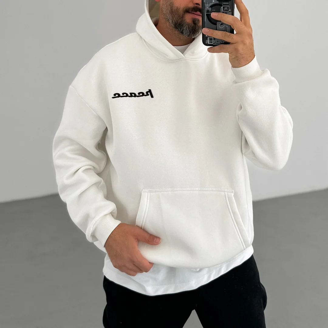 Ethnic Design Casual Oversized Hoodie