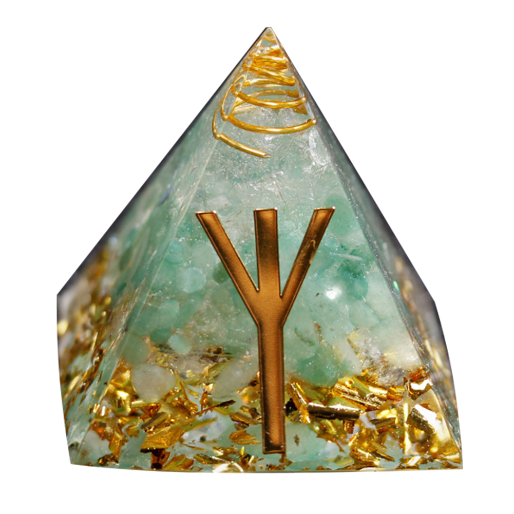 

5cm Natural Orgonite Pyramid Chakra, 501 Original