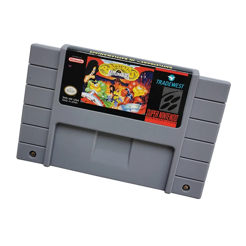 Battletoads in Battlemaniacs SNES For Super Nintendo Entertainment System - 16 Bit US Version Game Cartridge