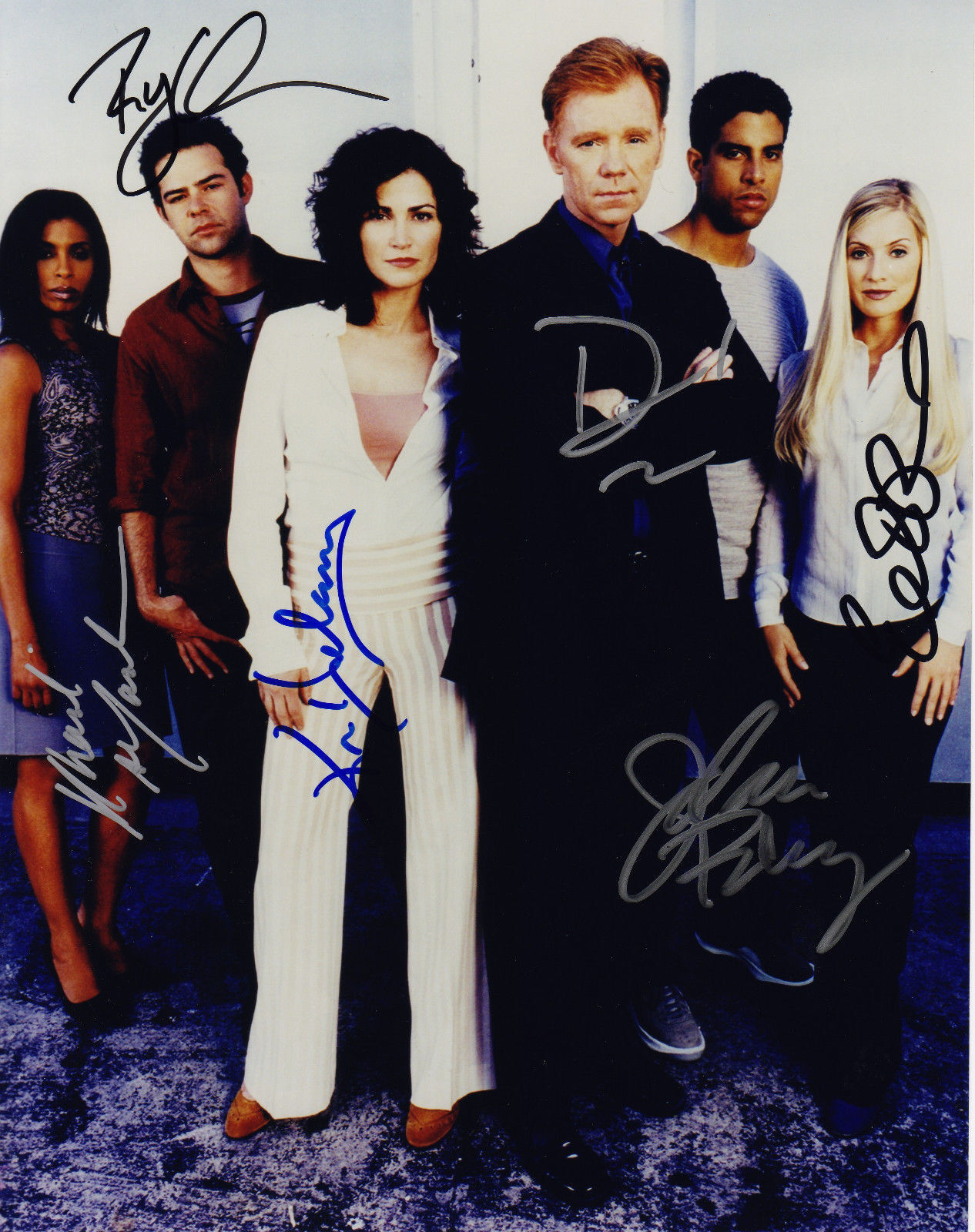 CSI MIAMI CAST AUTOGRAPH SIGNED PP Photo Poster painting POSTER