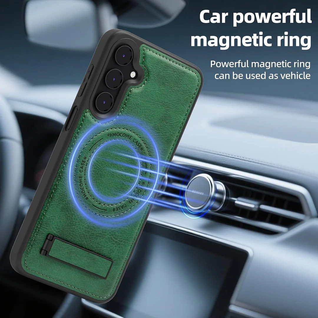 Samsung Galaxy Z Fold 6 Leather Case Magnetic Protective Case Holder Phone Case