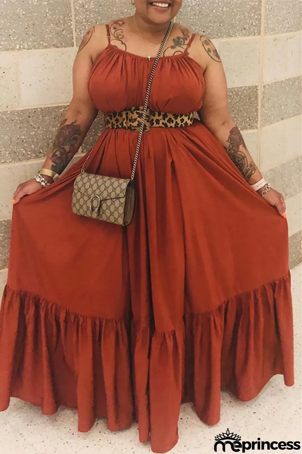 Light Purple Sexy Casual Solid Backless Spaghetti Strap Loose Sling Dress