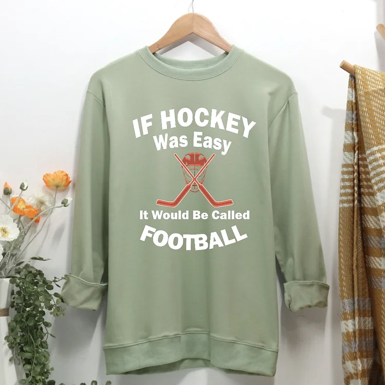 Top Fun Ice Hockey v Football Women Casual Sweatshirt