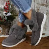 Gioiacombo&trade; Scarpe calde da donna invernali stivali da neve in peluche casual