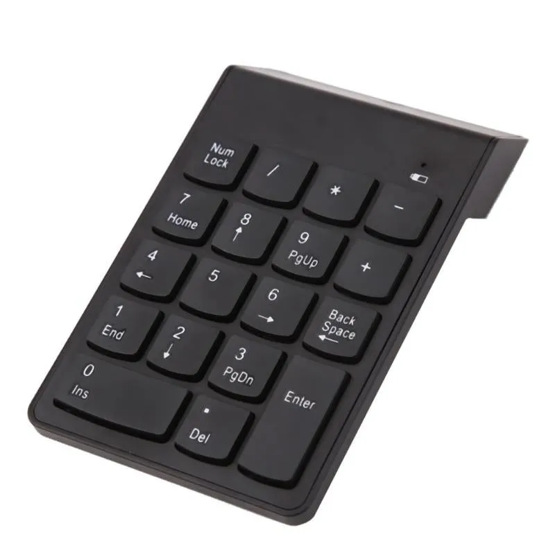 Wireless Numeric Keypad Numpad 18 Keys Digital Keyboard for Accounting ...