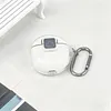 Clear TPU Cover for Google Pixel Buds 2a 2025 Accessory Protective Skin Case with Carabiner Shockproof Anti-Drop Scratch-Resistant