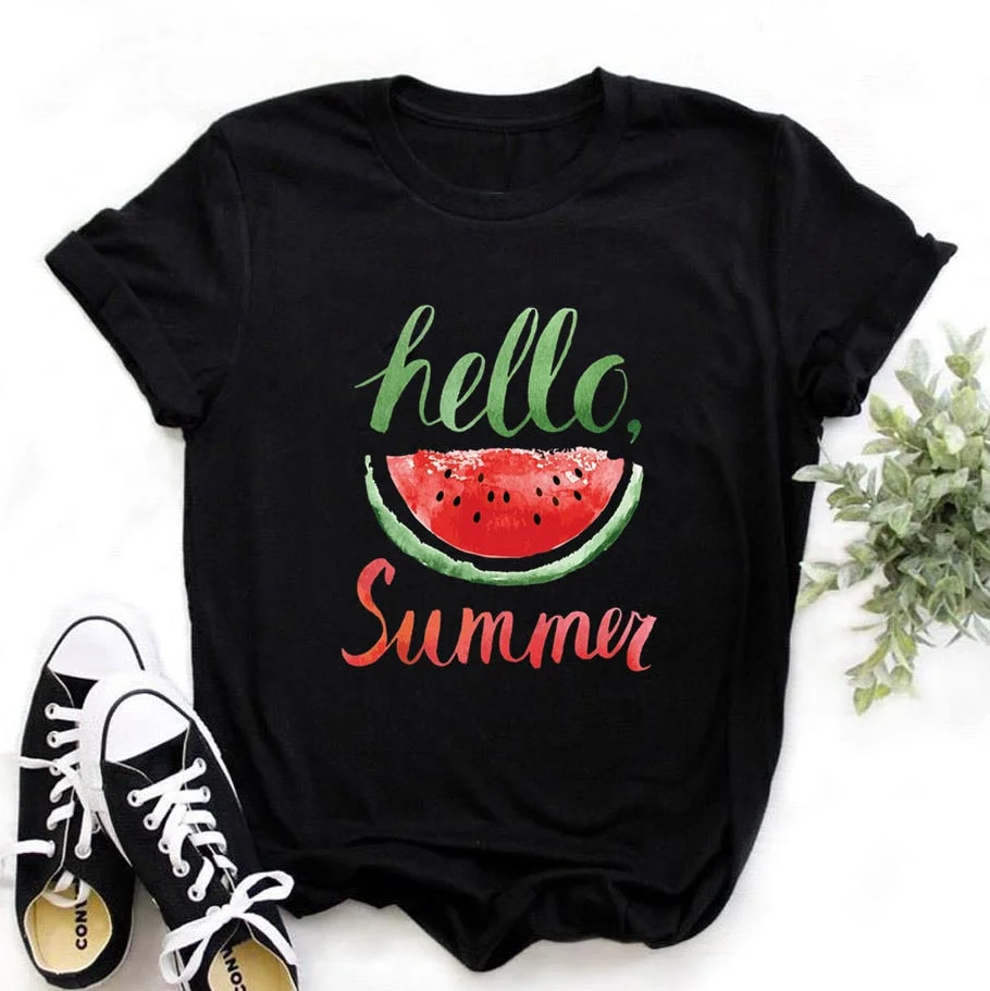 Women Bicycle Black T Shirt Girl Harajuku Korean Style Graphic Tops 2020 Kawaii Female T-shirt,Drop Ship