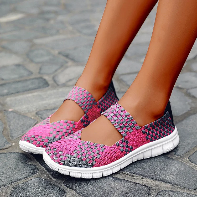 Vanccy Breathable Lightweight Women Flat Shoes QueenFunky