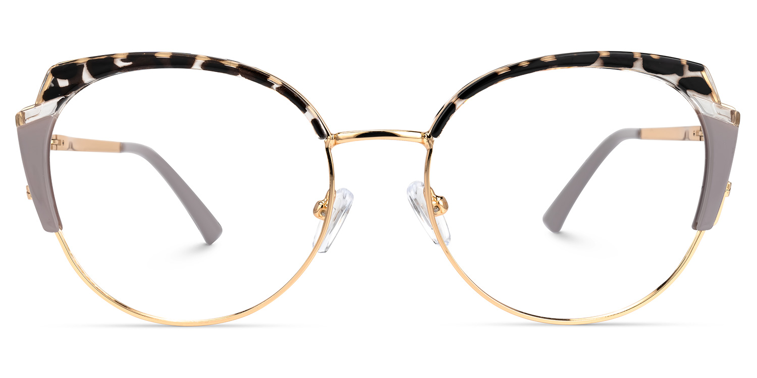 Hamish Grau Rund Brille Grau