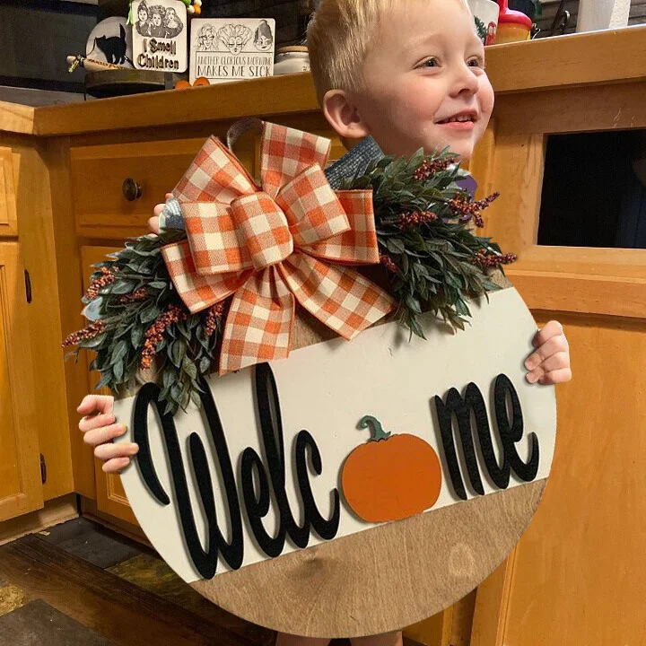 New Fall Door Hanger-Autumn Nature Decoration