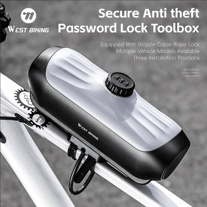Bike Password Storage Box, Mountain/Road Bike Bag, Hard-Shell Cycling ...