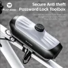 Bike Password Storage Box, Mountain/Road Bike Bag, Hard-Shell Cycling Anti-Theft Box, Storage And Safekeeping With Cable Lock