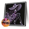 Elegante Dame - speziell geformte Diamond Painting - 30*30cm