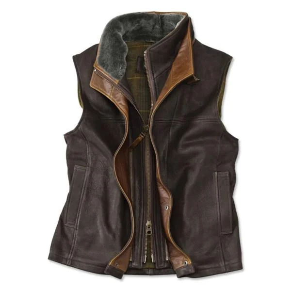 MEN'S VINTAGE DOUBLE LAYER COLLAR LAPEL VEST