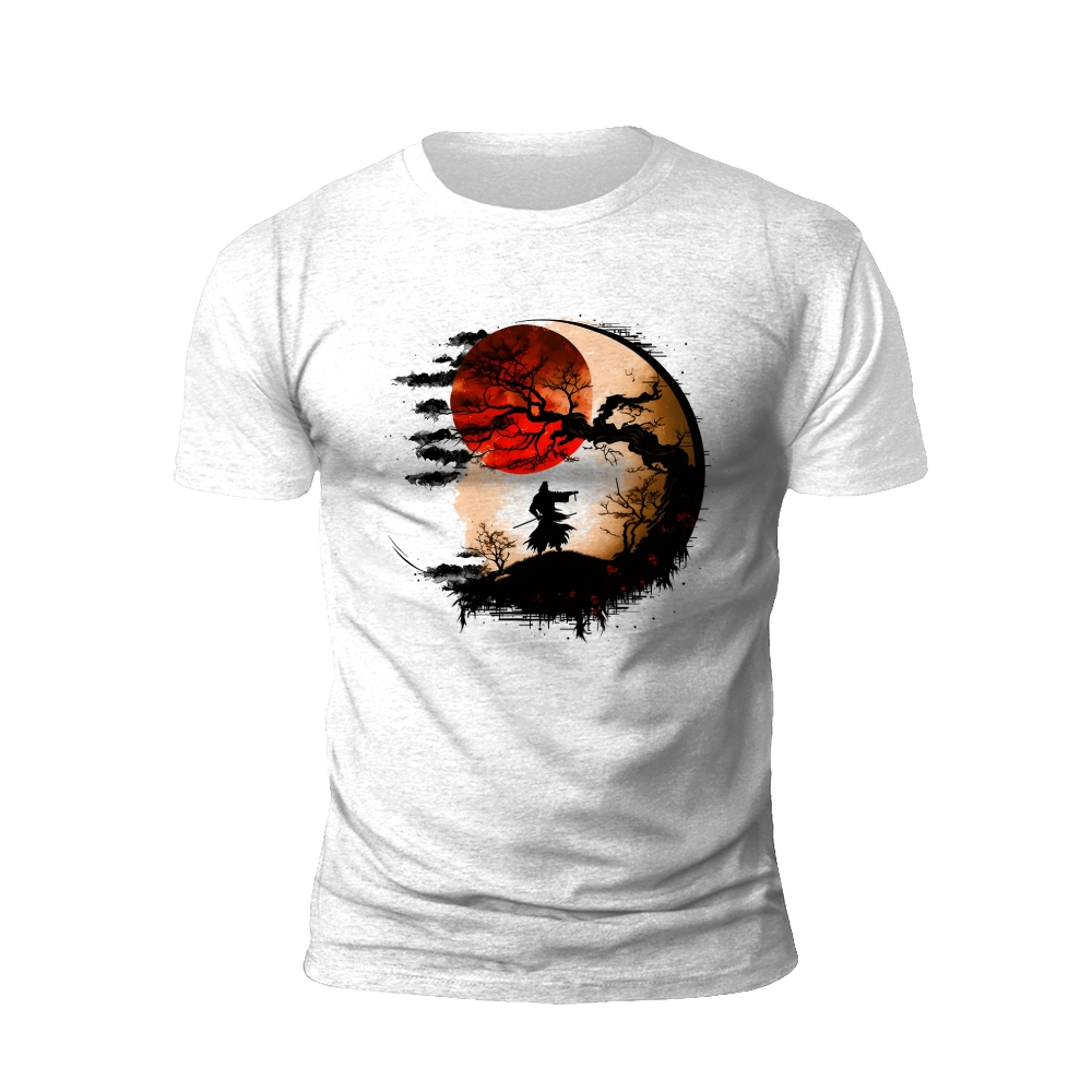 Samurai Sunset: Warrior's Journey T-Shirt